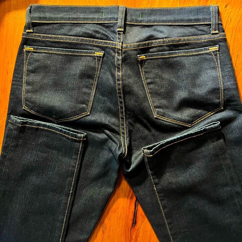 J Brand “The Pencil Leg” Skinny, Dark Wash Jeans, 912 in Ink, Size 27 - Long - Picture 6 of 7